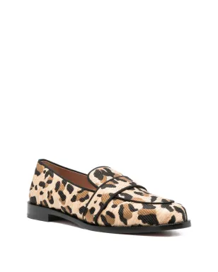 Aquazzura レオパード柄ローファー - サムネイル2