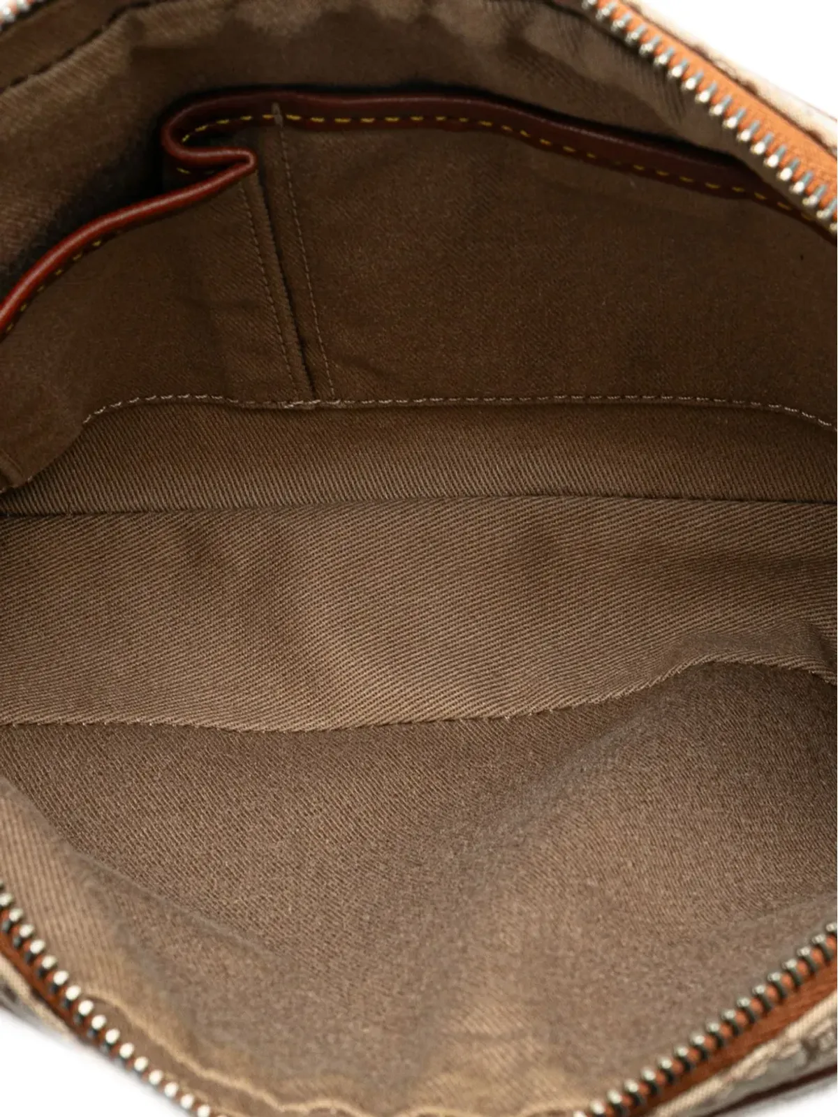 Celine Pre-Owned マカダム キャンバス クロスボディバッグ ブラウン - 画像5