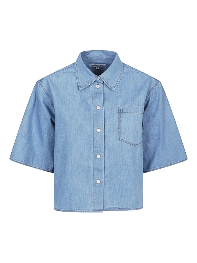 SoSUE SoSUE 胸ポケット付き半袖シャツの商品画像