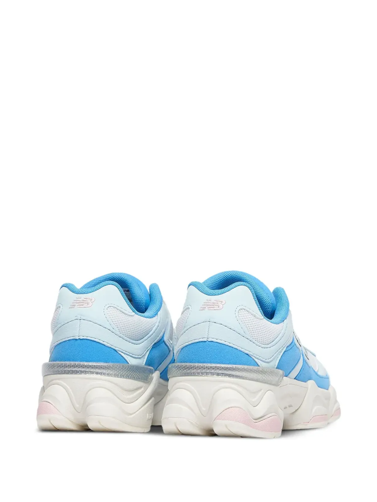 New Balance Kids 9060 ブルー/ホワイト スニーカー - 画像2