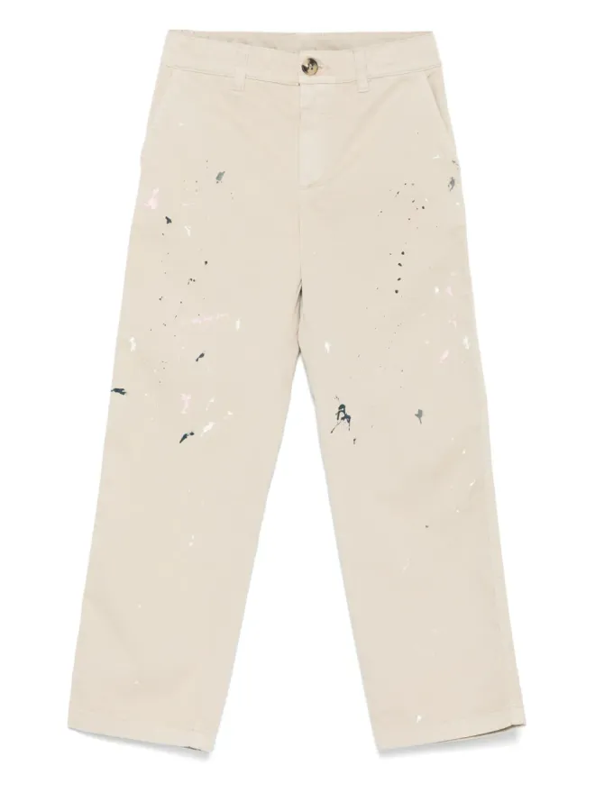 Golden Goose Kids Golden Goose Kids ペイントスプラッター柄パンツの商品画像