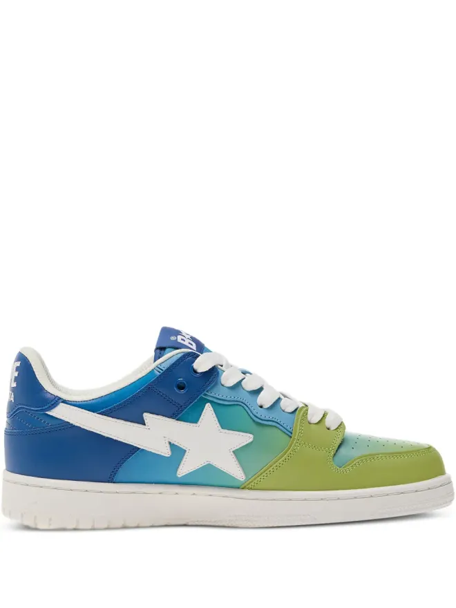 A BATHING APE® A BATHING APE® 星モチーフのグラデーションスニーカーの商品画像