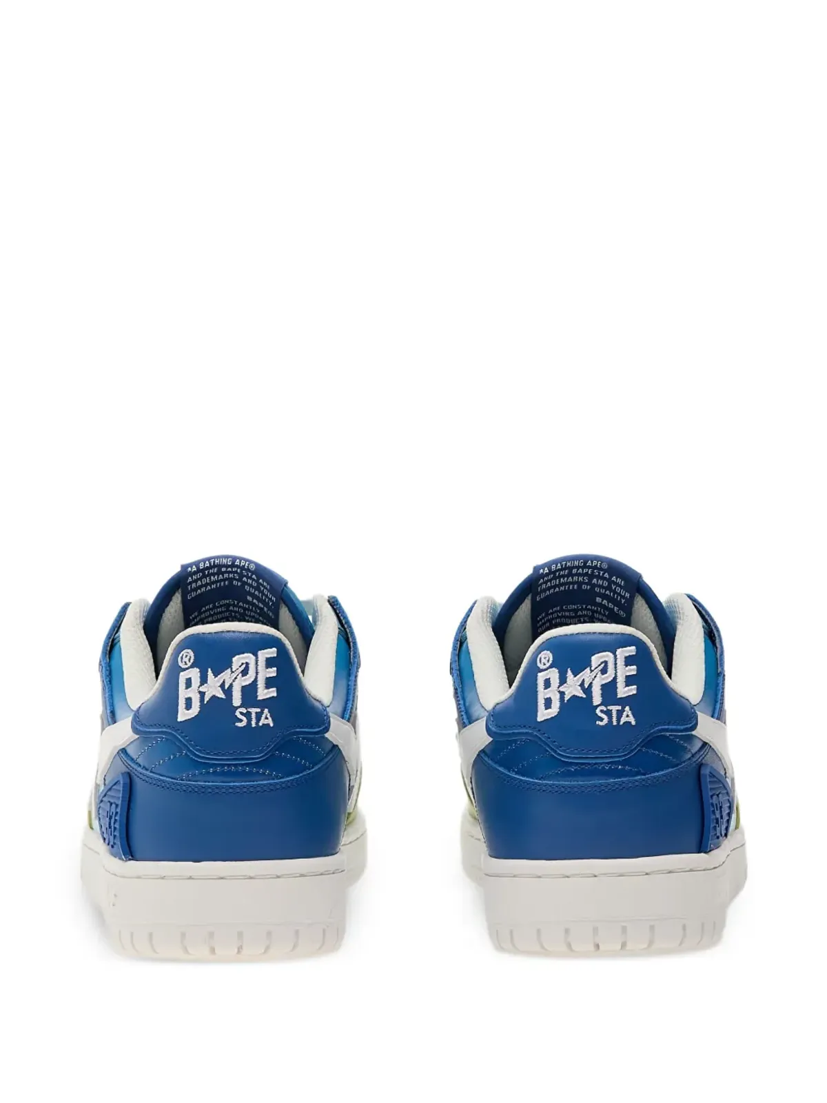 A BATHING APE® 星モチーフのグラデーションスニーカー - 画像3