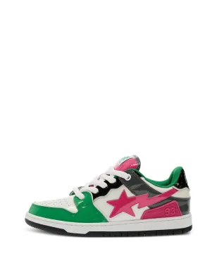 A BATHING APE® スター・パッチ付きレザースニーカー - サムネイル2