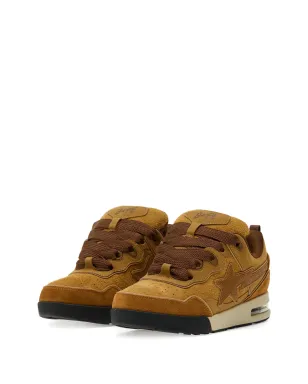 A BATHING APE® Sta #1 スエード トレーナー ブラウン - サムネイル3