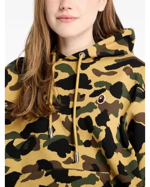 A BATHING APE® カモ柄ジャカード ワンポイント フーディー - サムネイル5
