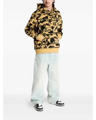 A BATHING APE® カモ柄ジャカード ワンポイント フーディー - サムネイル3
