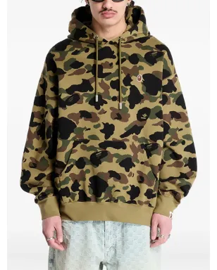 A BATHING APE® camouflage-jacquard hoodie - Green - サムネイル4