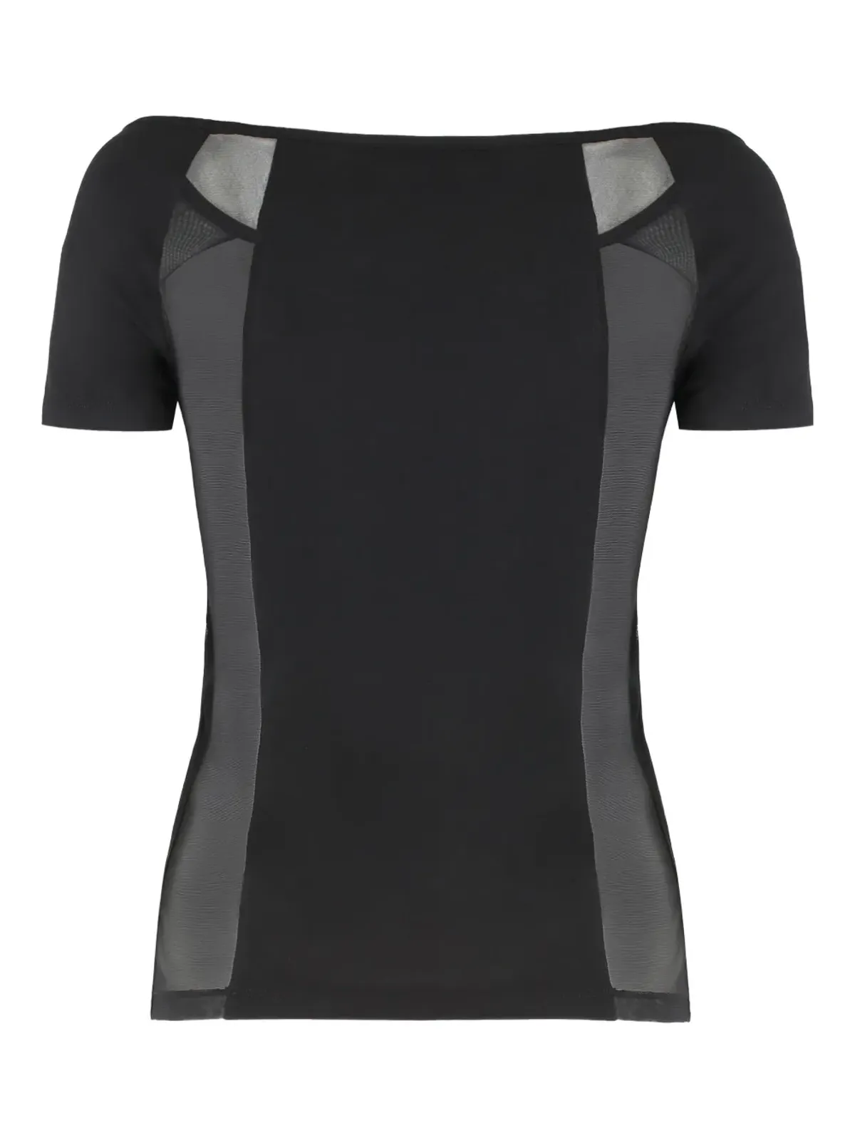 Versace Jeans Couture メッシュパネル綿Tシャツ - 画像2