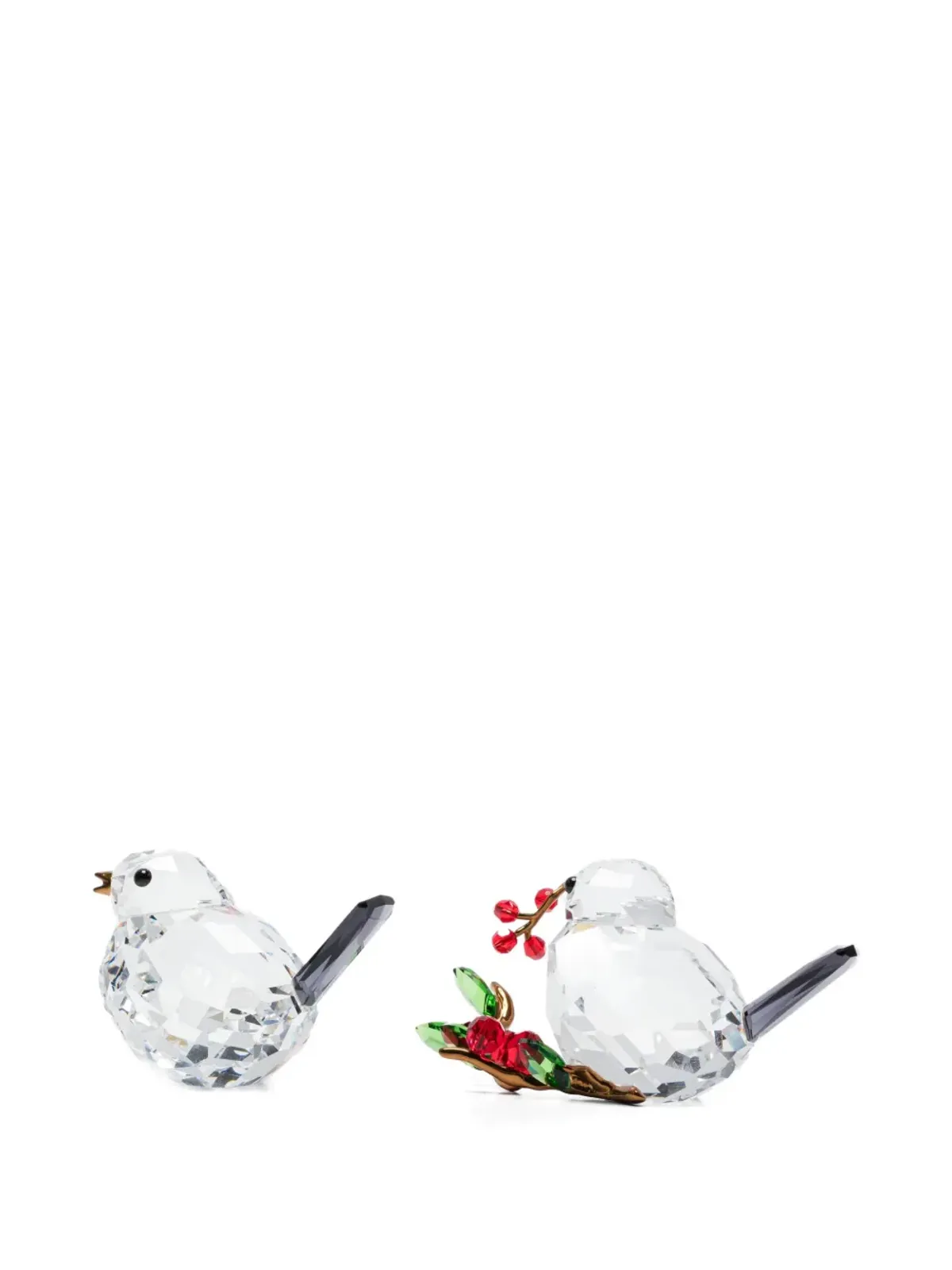 Swarovski イドリリア バードカップルとベリー フィギュリン - 画像2