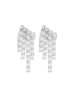 Swarovski ミレニア オクタゴンカット シャンデリア イヤリング - White - サムネイル1