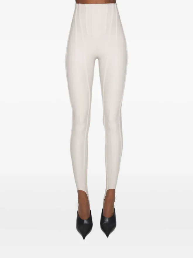 Mugler Mugler シームディテール パネルドレギンスの商品画像