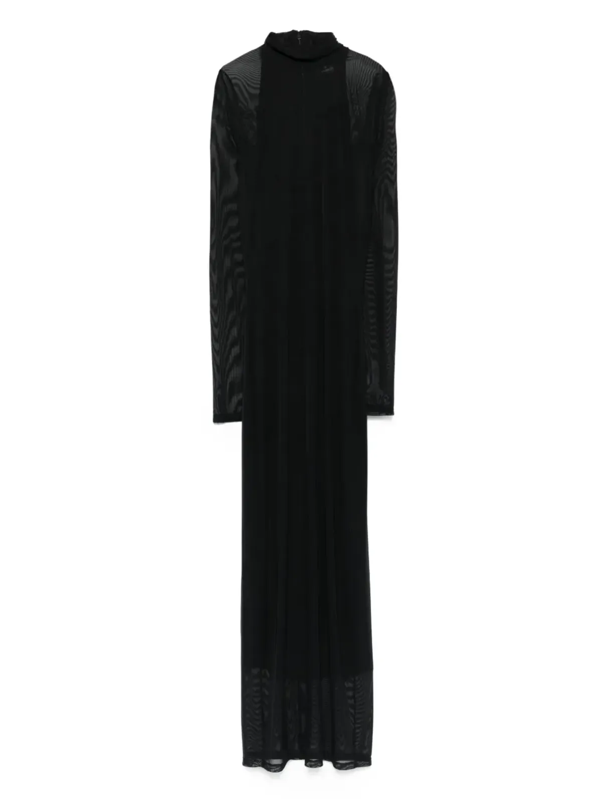 Mugler ハイネックメッシュマキシドレス - 画像1