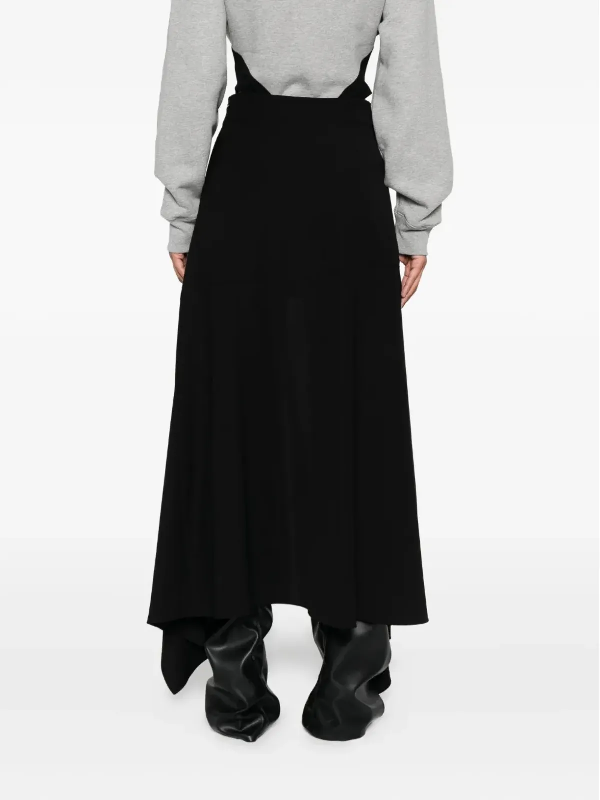 Mugler アシンメトリックハイロー スカート - 画像4