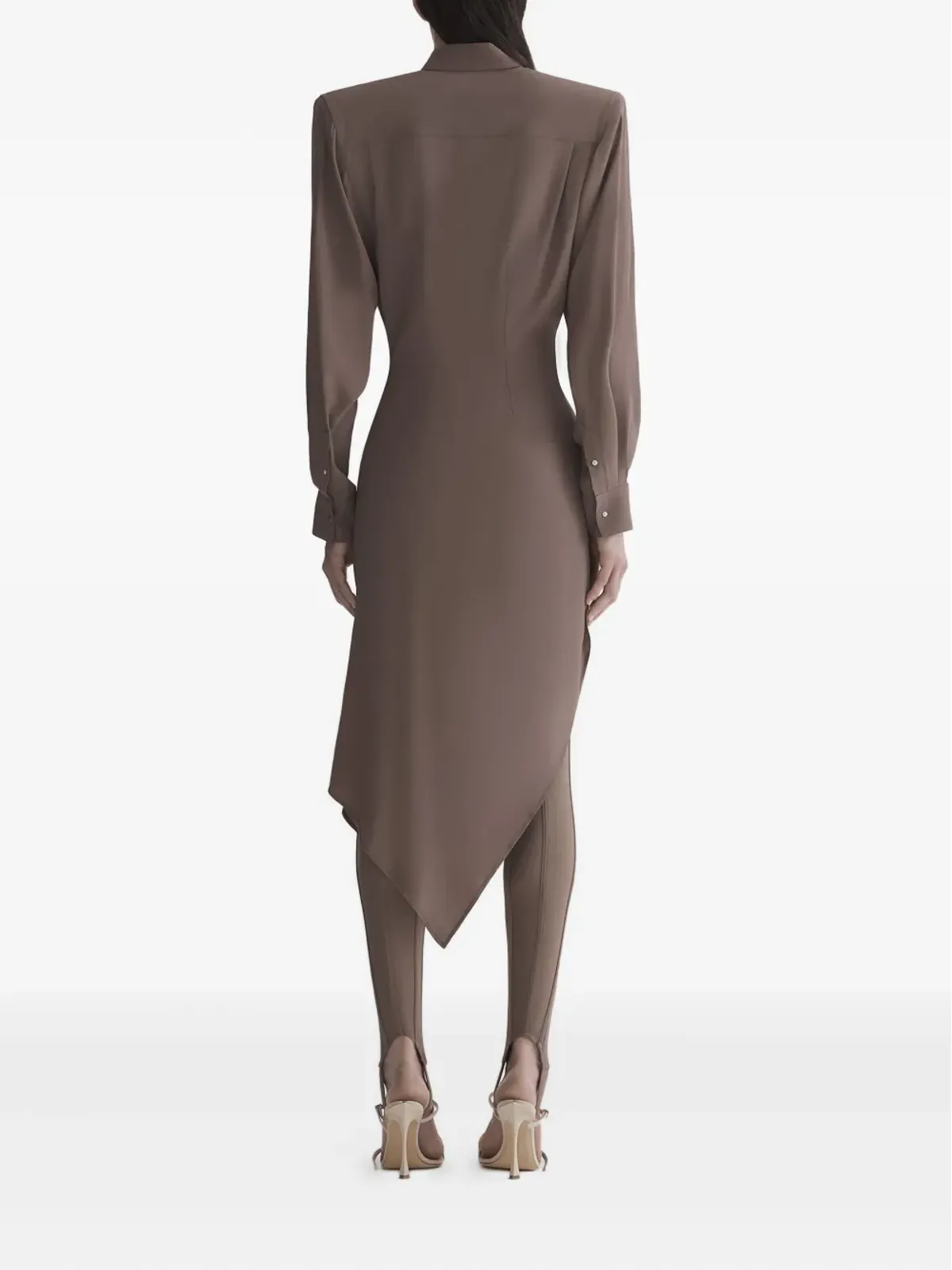 Mugler アシンメトリック シャツドレス - 画像3