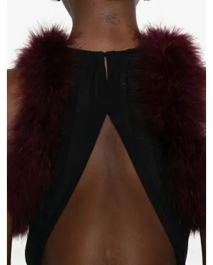 Mugler トリムド・ギャザー・ドレス - サムネイル5