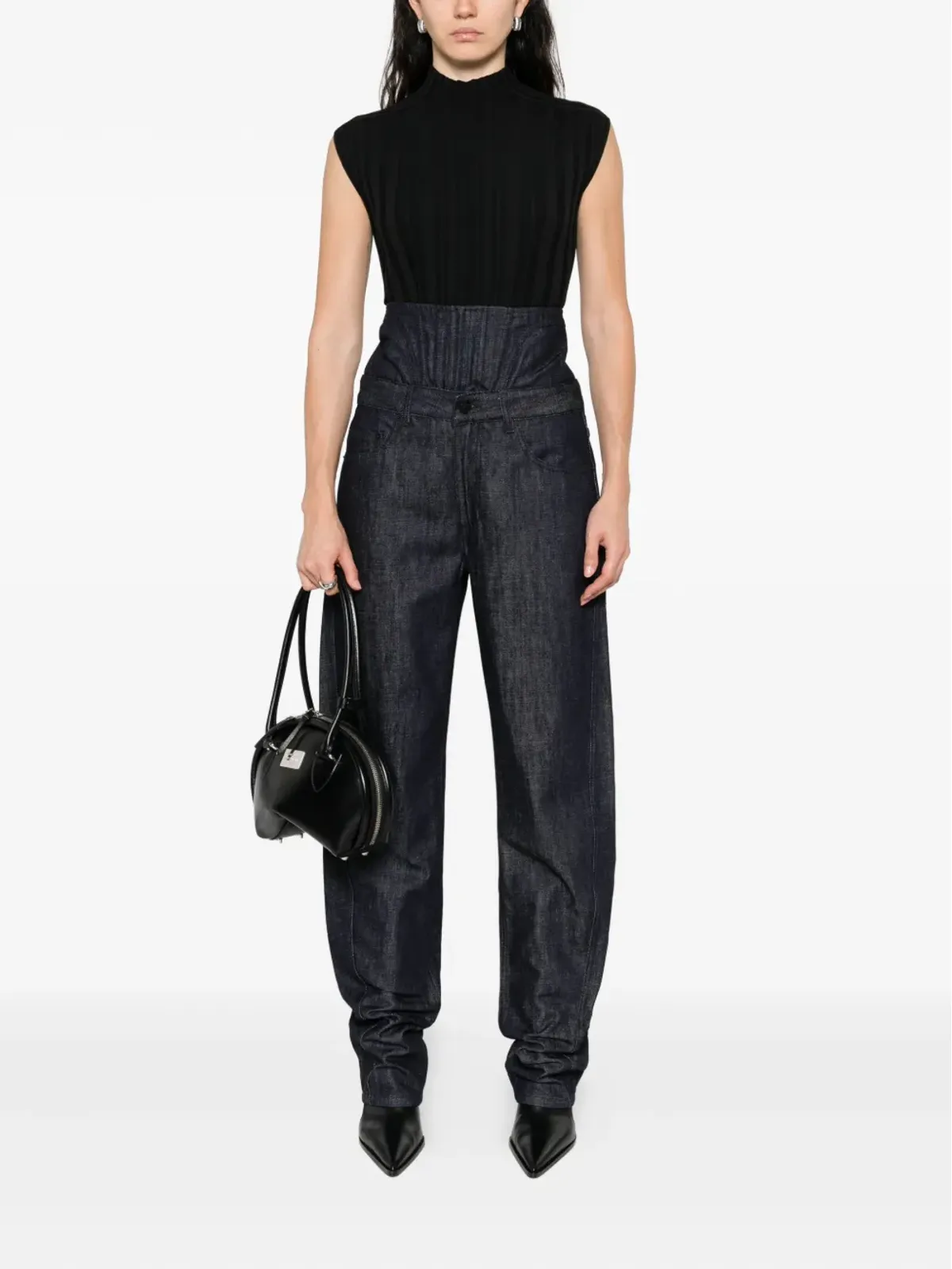 Mugler コルセットウエストジーンズ - 画像2