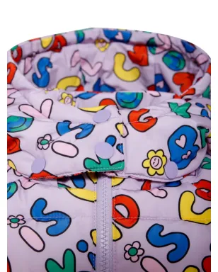 Stella McCartney Kids Earth Friendsプリントのフード付きレインコート - サムネイル3