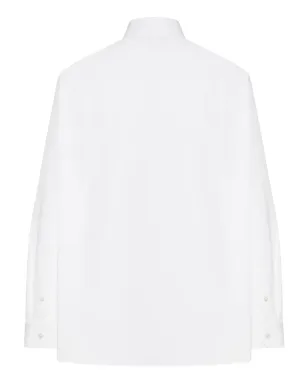 Gucci anchor-embroidered cotton shirt - White - サムネイル2