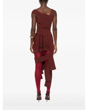 Mugler ワンショルダー カットアウト トップス - サムネイル4