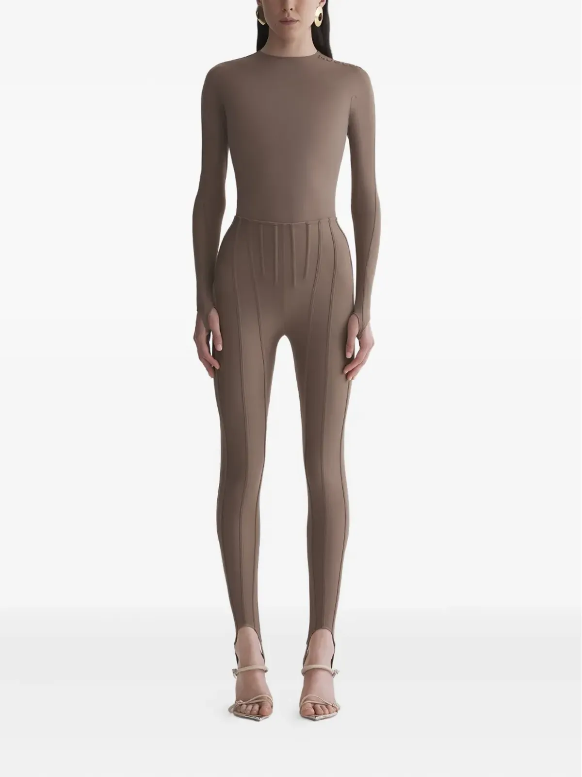 Mugler シームディテール レギンス - 画像2