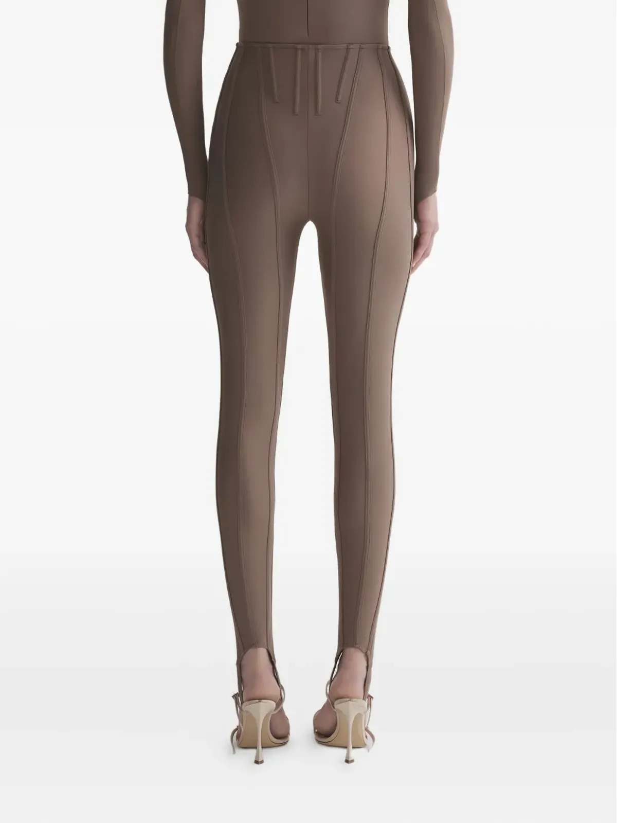 Mugler シームディテール レギンス - 画像4