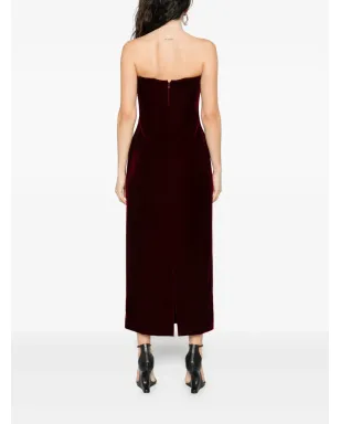 Mugler ボルドー色のイブニングドレス - サムネイル4