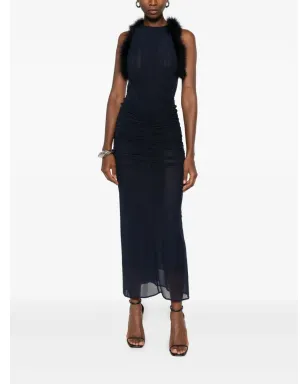 Mugler トリムド・ルーシュドレス - サムネイル2