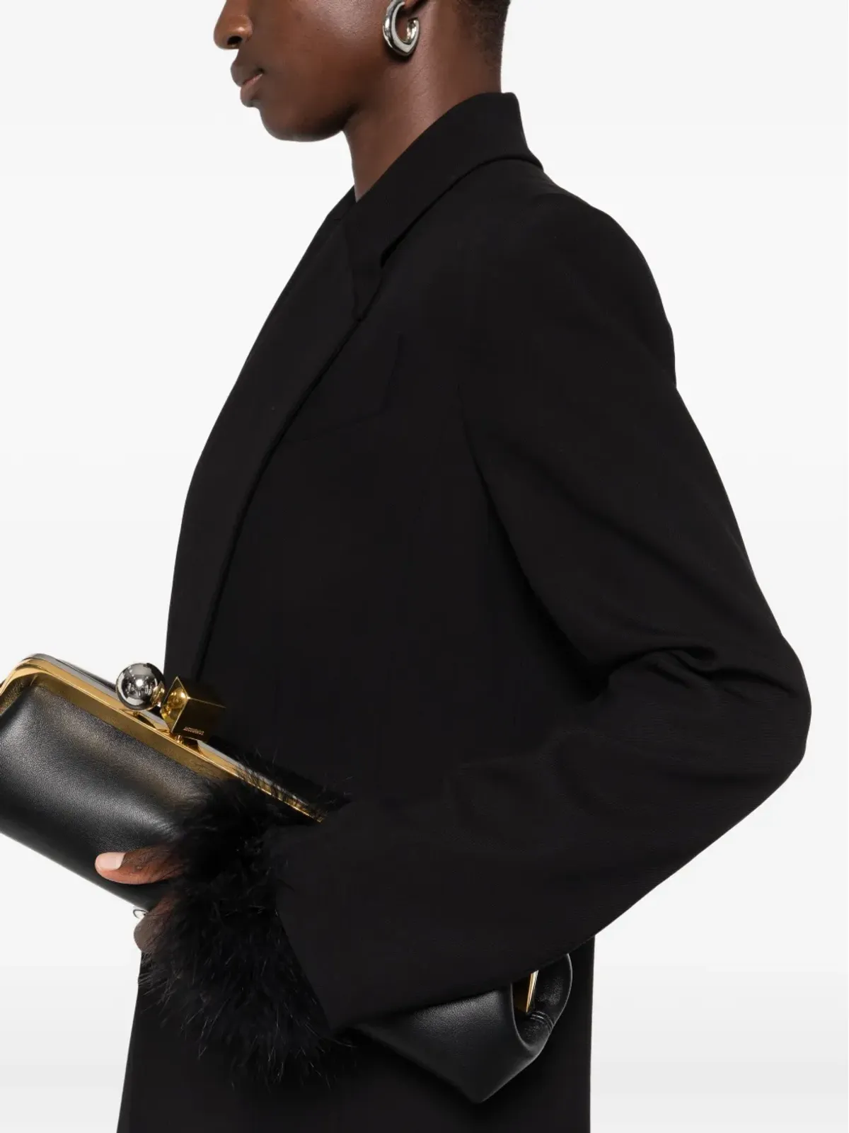 Mugler シングルブレストコート - 画像5