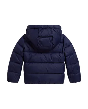 POLO RALPH LAUREN KIDS キルテッドフード付きダウンジャケット - サムネイル4