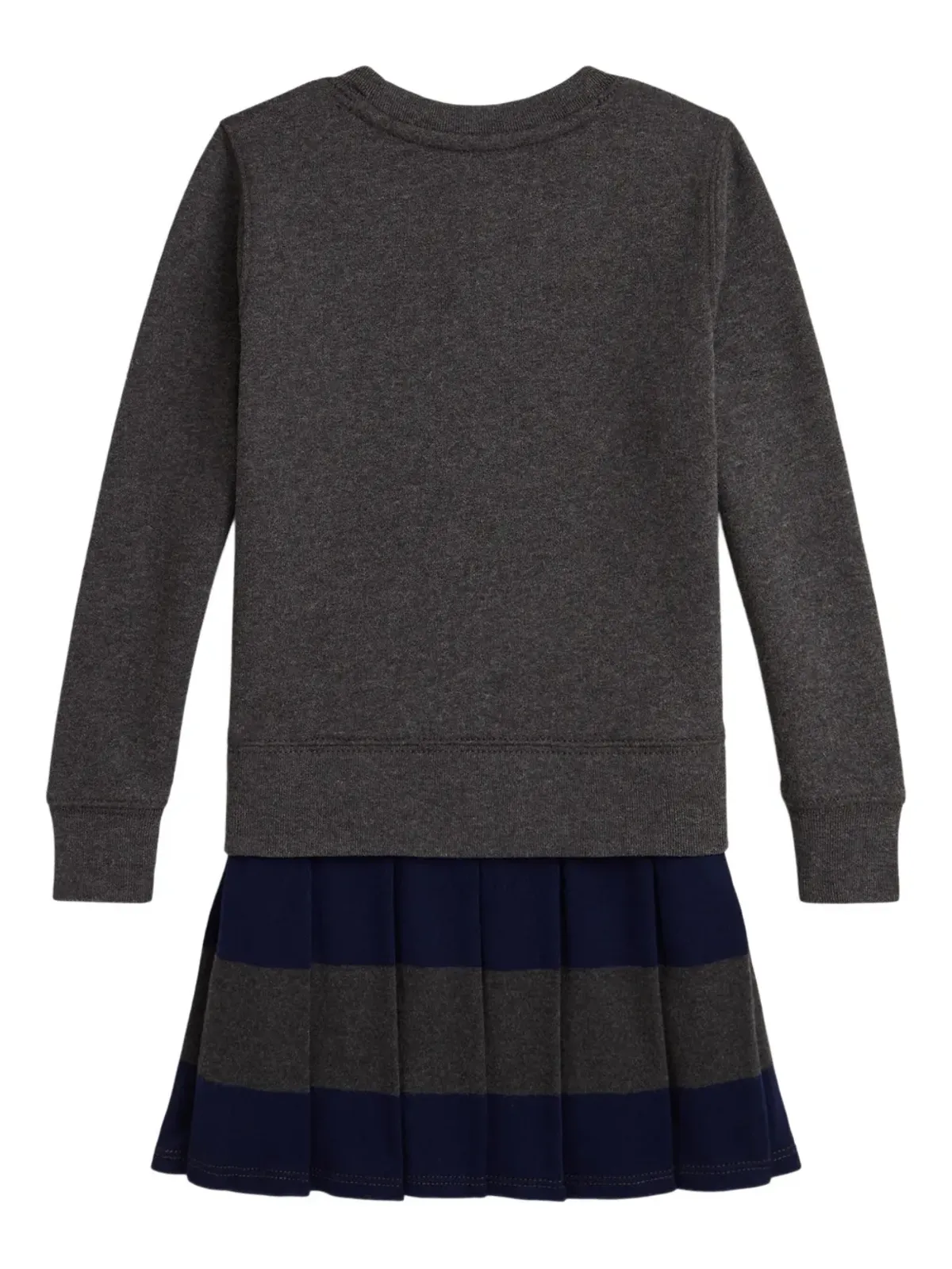 POLO RALPH LAUREN KIDS クルーネック・プリーツドレス - ブラック - 画像2
