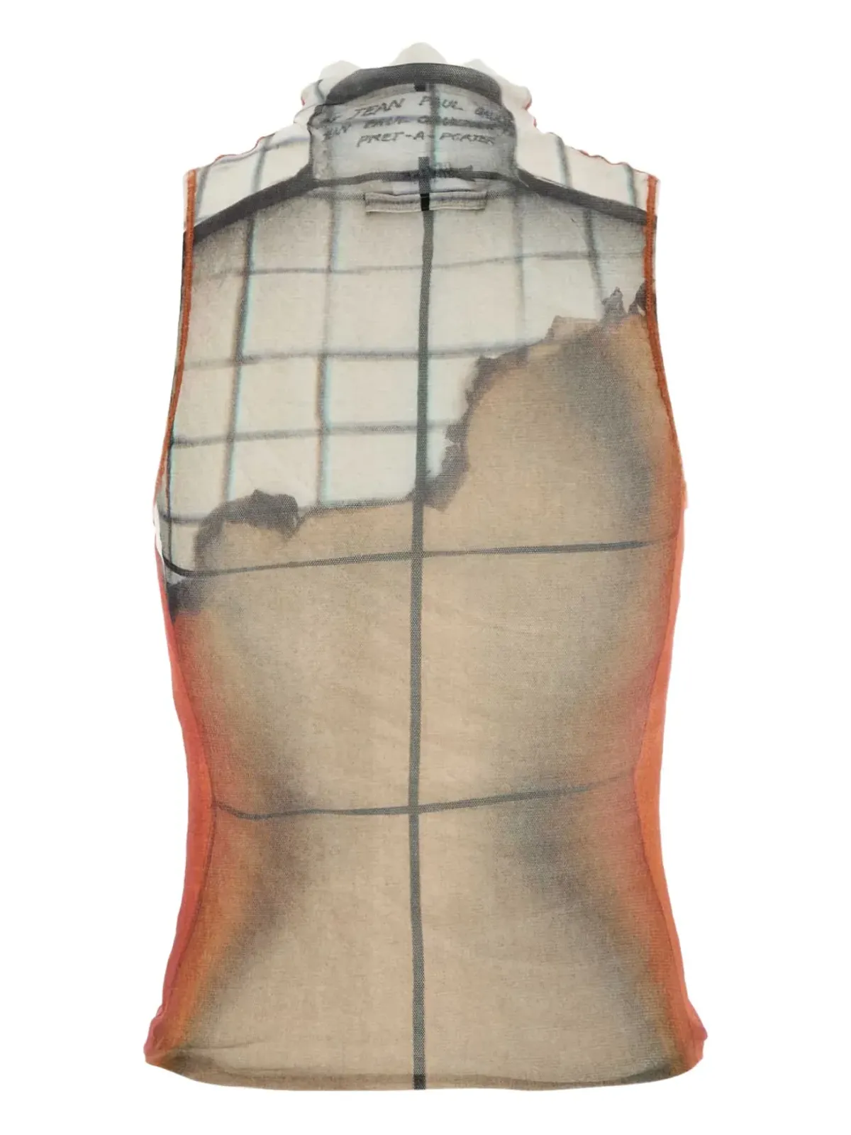 Jean Paul Gaultier プリントハイネックトップ - 画像2