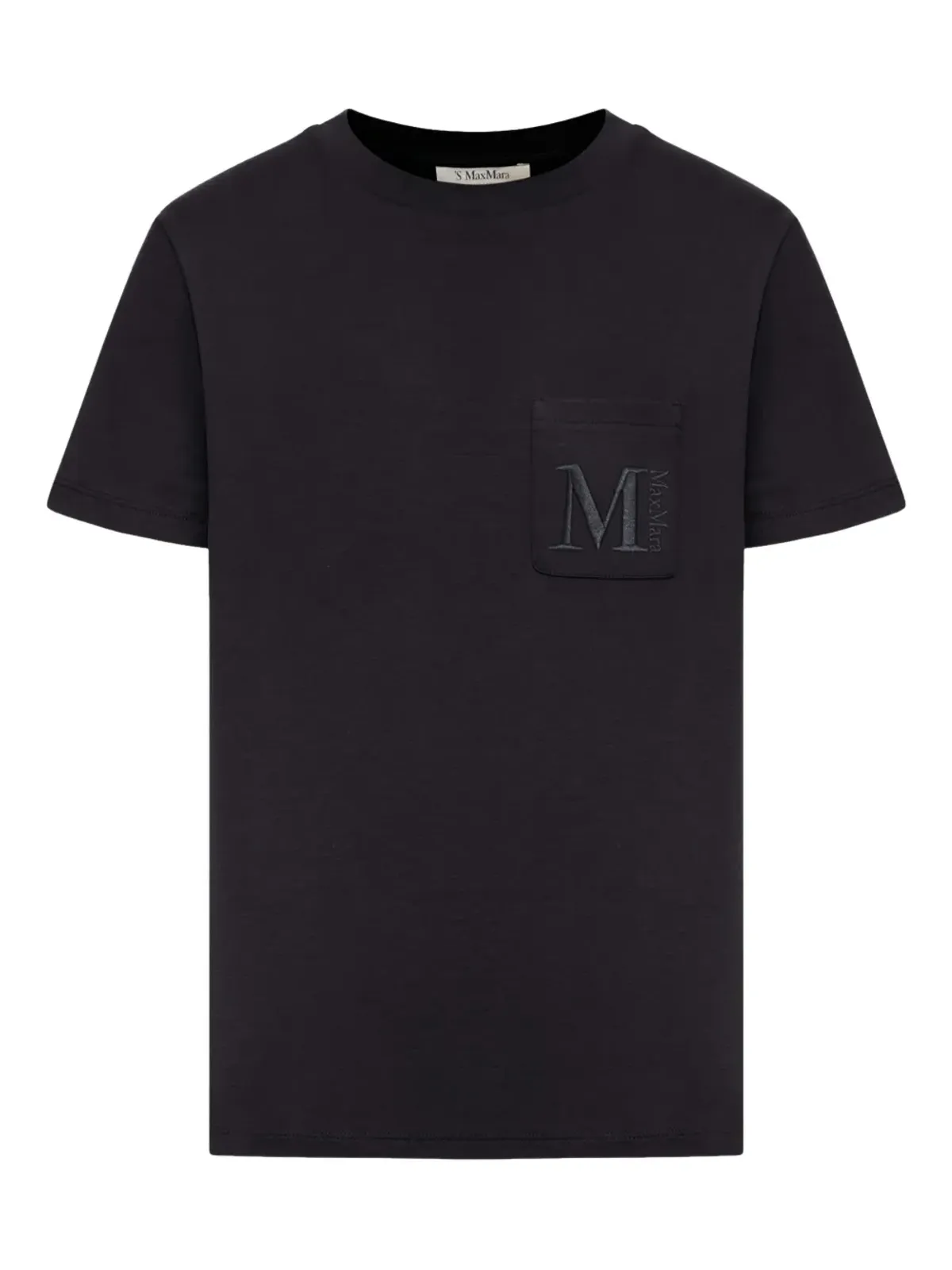 S Max Mara ロゴ刺繍Tシャツ - 画像1