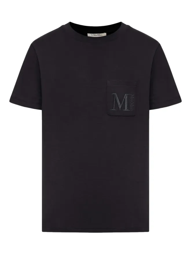 'S Max Mara S Max Mara ロゴ刺繍Tシャツの商品画像