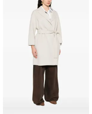 S Max Mara ベルト付きラペルコート - サムネイル3