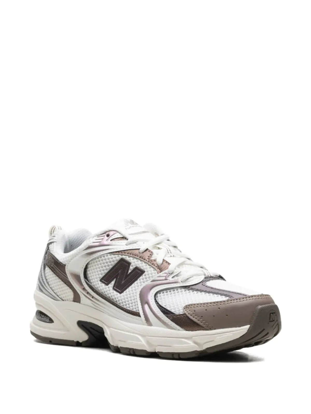 New Balance 530 ホワイト/ブラウン スニーカー - 画像2