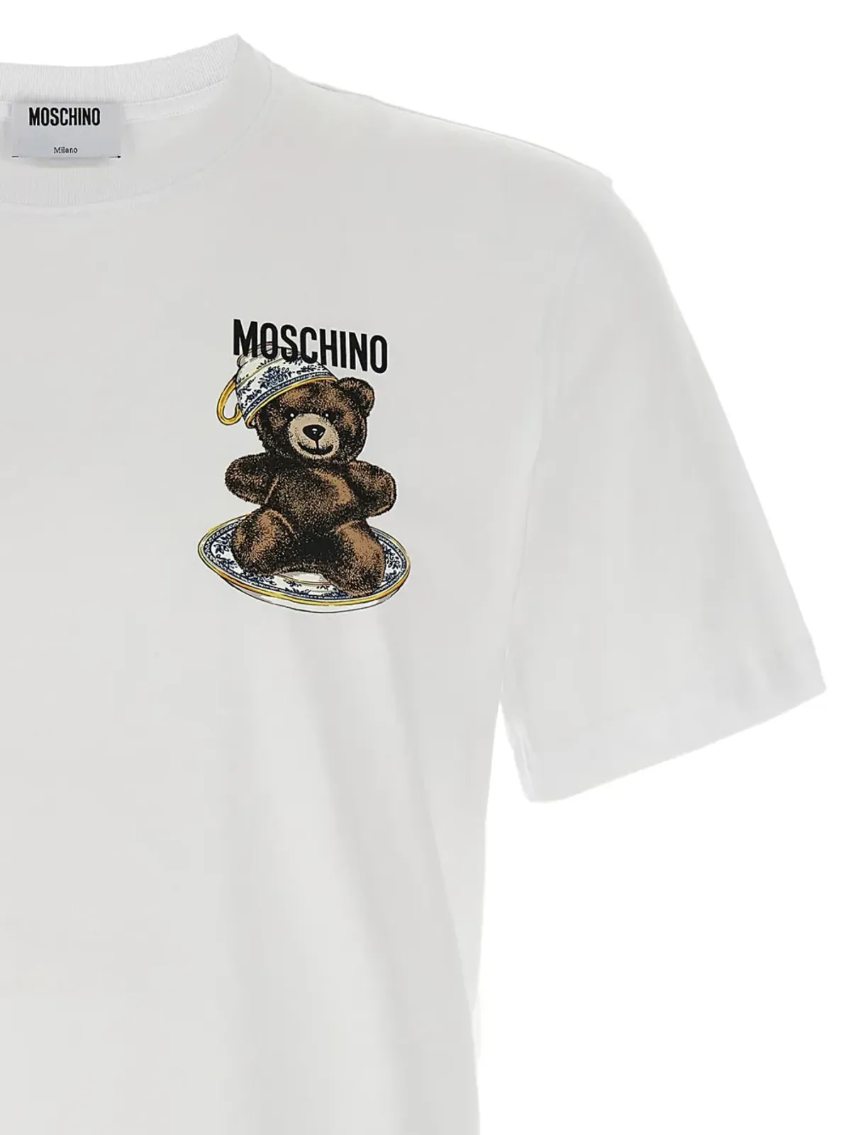 Moschino テディベア柄クルーネックTシャツ（ホワイト） - 画像3