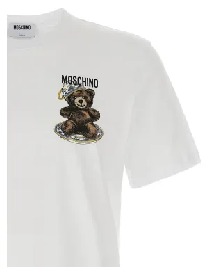 Moschino テディベア柄クルーネックTシャツ（ホワイト） - サムネイル3