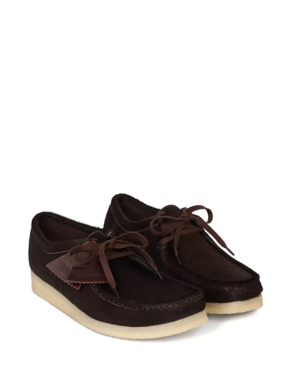 SANDRO x Clarks Originals ダービーシューズ ブラウン - 画像2