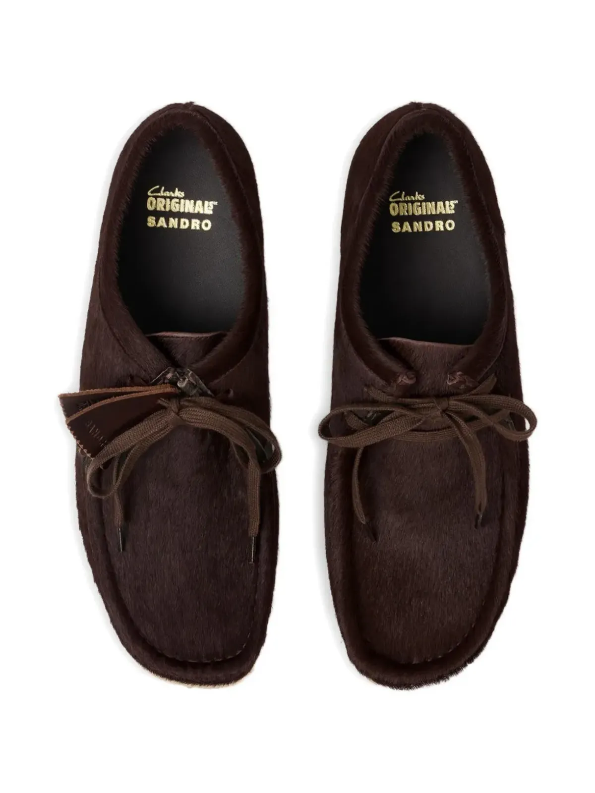 SANDRO x Clarks Originals ダービーシューズ ブラウン - 画像3