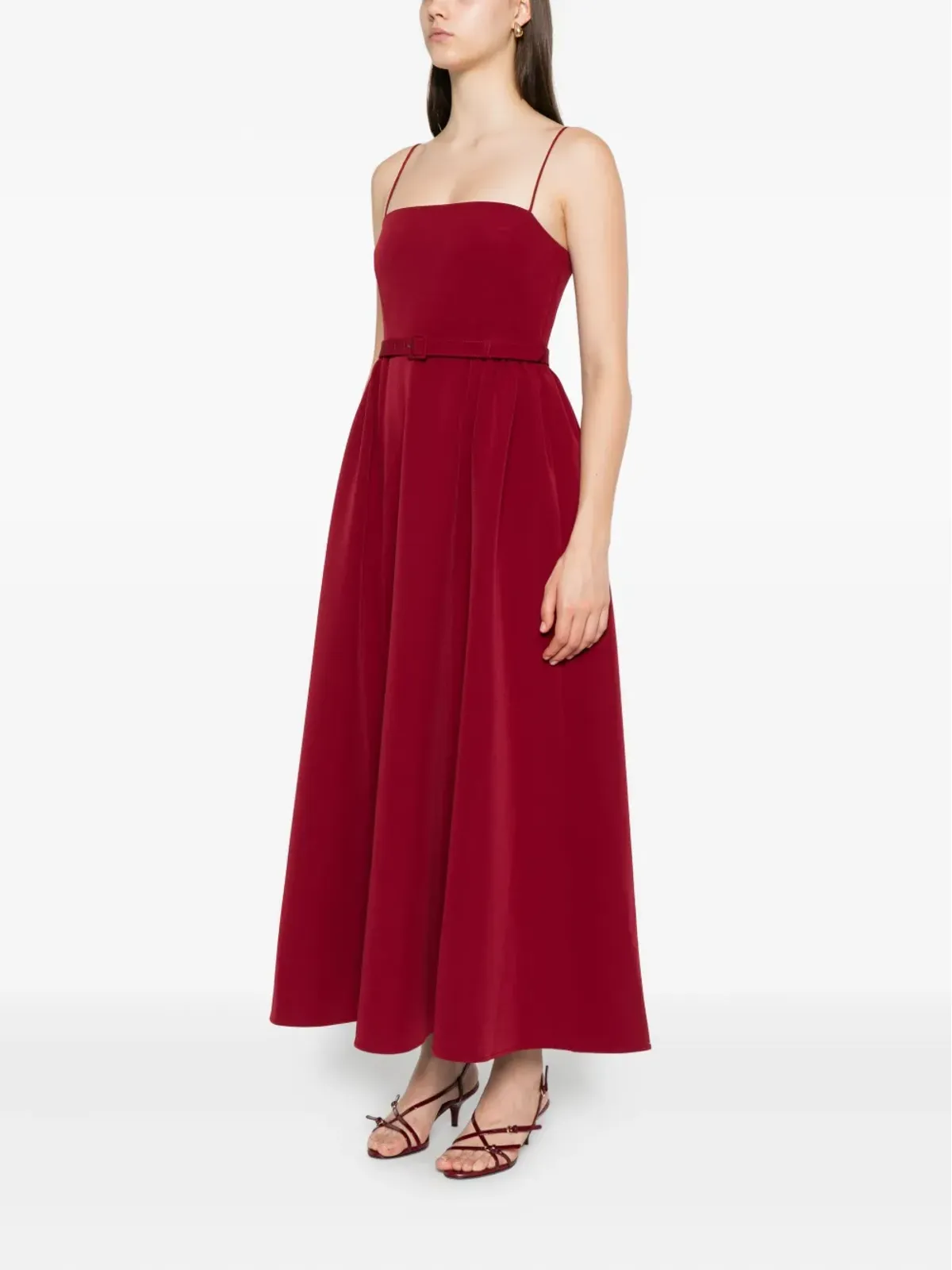 Roland Mouret ベルト付きマキシドレス - 画像3