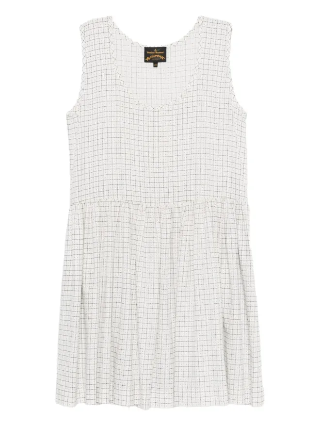 Vivienne Westwood Pre-Owned Vivienne Westwood Pre-Owned グリッド柄ノースリーブドレスの商品画像