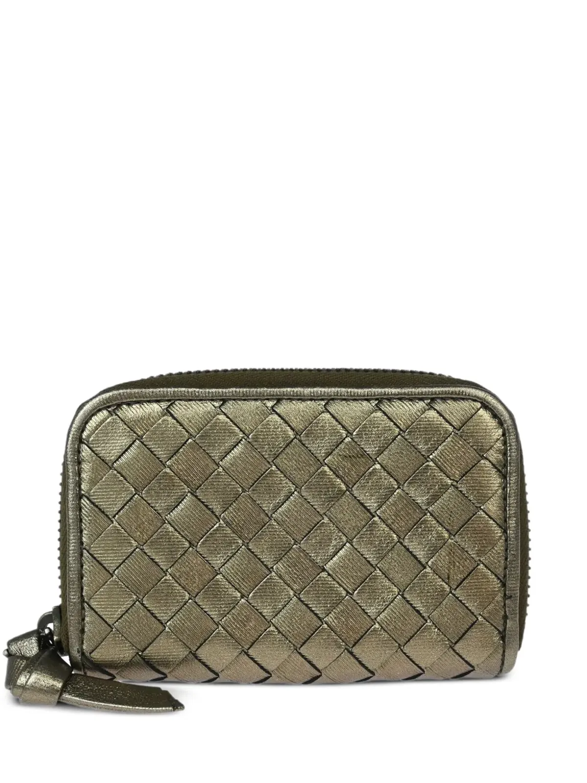 Bottega Veneta ビンテージ イントレチャート ジップ ウォレット - 画像1