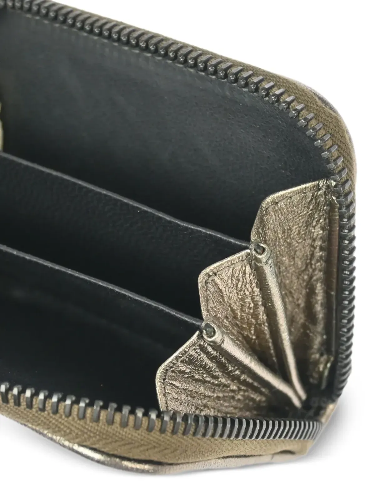 Bottega Veneta ビンテージ イントレチャート ジップ ウォレット - 画像5