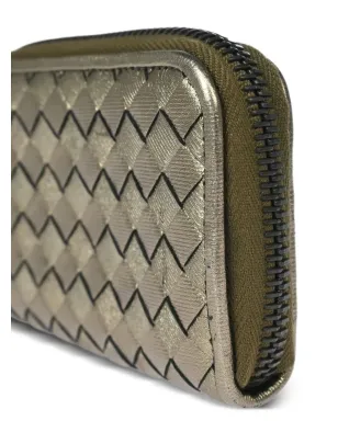 Bottega Veneta ビンテージ イントレチャート ジップ ウォレット - サムネイル3