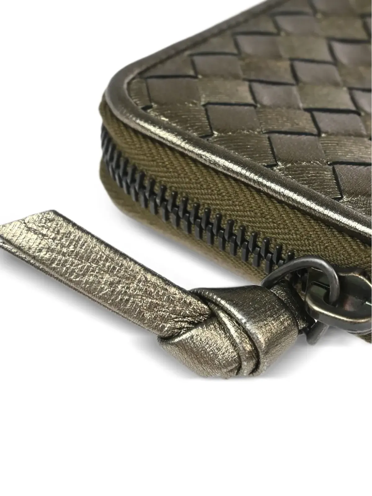 Bottega Veneta ビンテージ イントレチャート ジップ ウォレット - 画像4