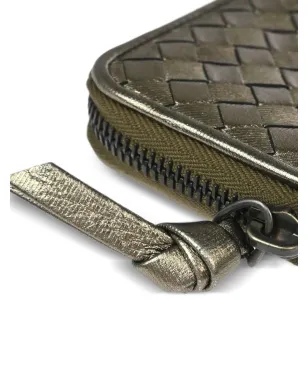 Bottega Veneta ビンテージ イントレチャート ジップ ウォレット - サムネイル4