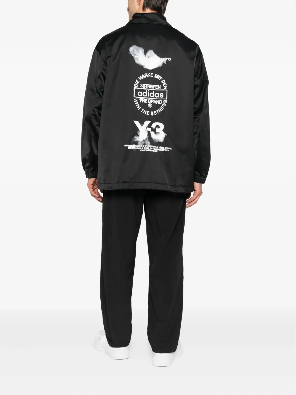 Y-3 ロゴプリントシャツジャケット - 画像2