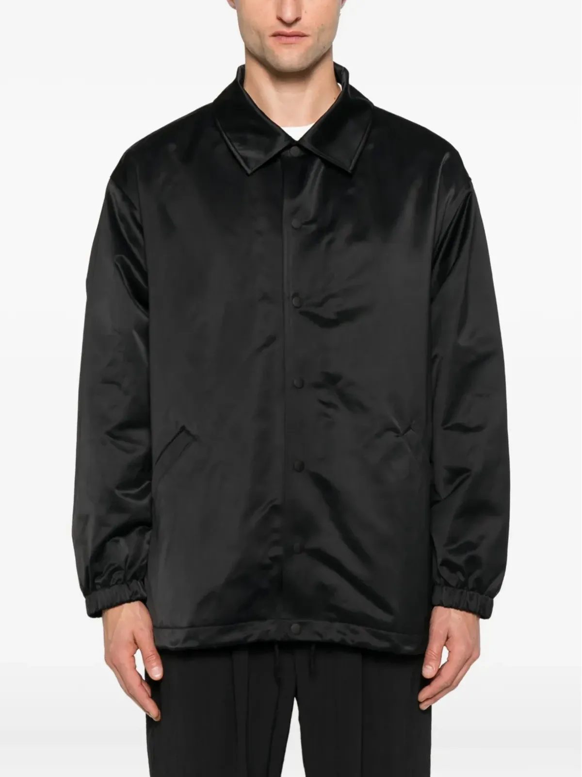 Y-3 ロゴプリントシャツジャケット - 画像3