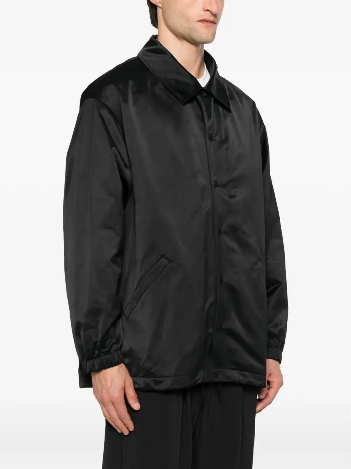 Y-3 ロゴプリントシャツジャケット - 画像4